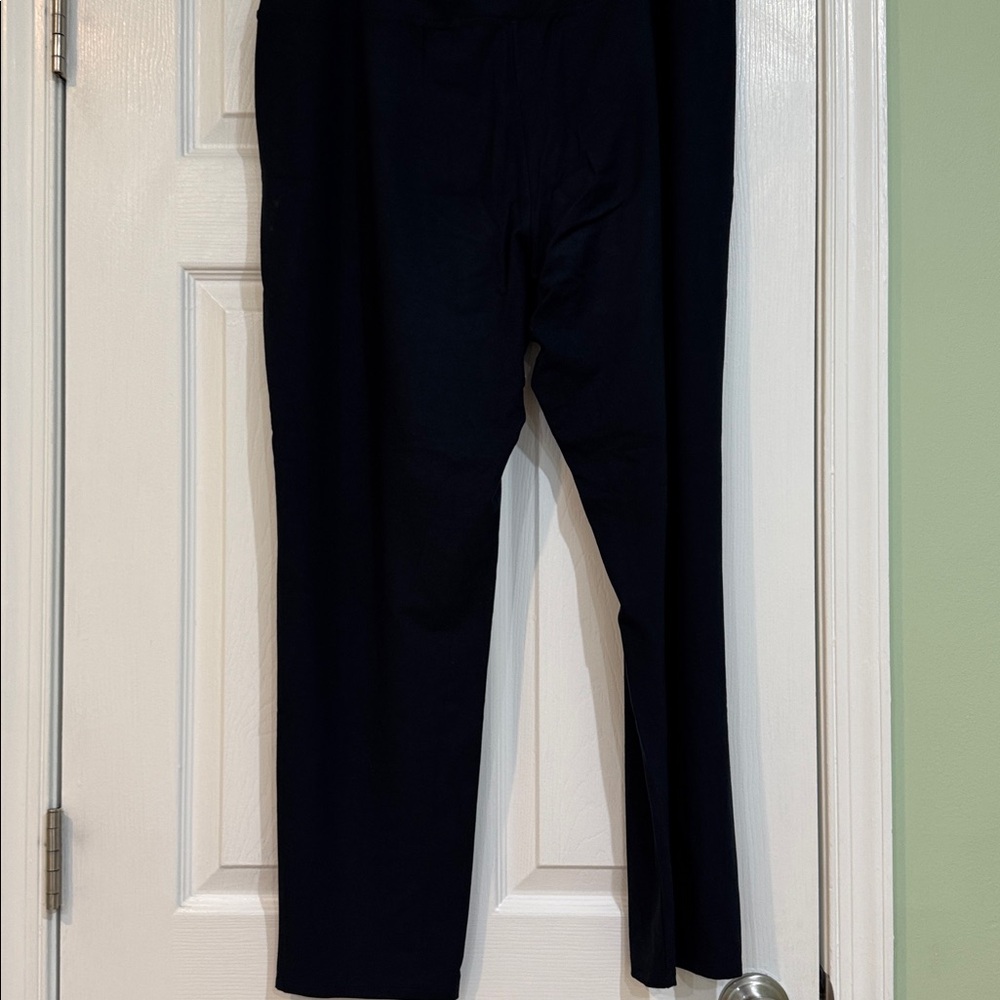 J. Jill Wearever Collection Navy wearever smooth fit slim leg pants
